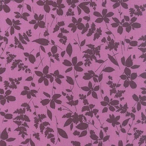 Basic Mixologie by Studio for Moda 33021-19 Purple Leaves sold by the 1/2 yd.