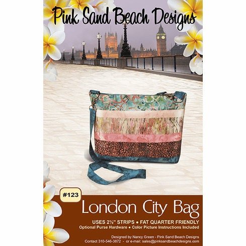 London City Bag pattern by Nancy Green for Pink Sand Beach Designs #123