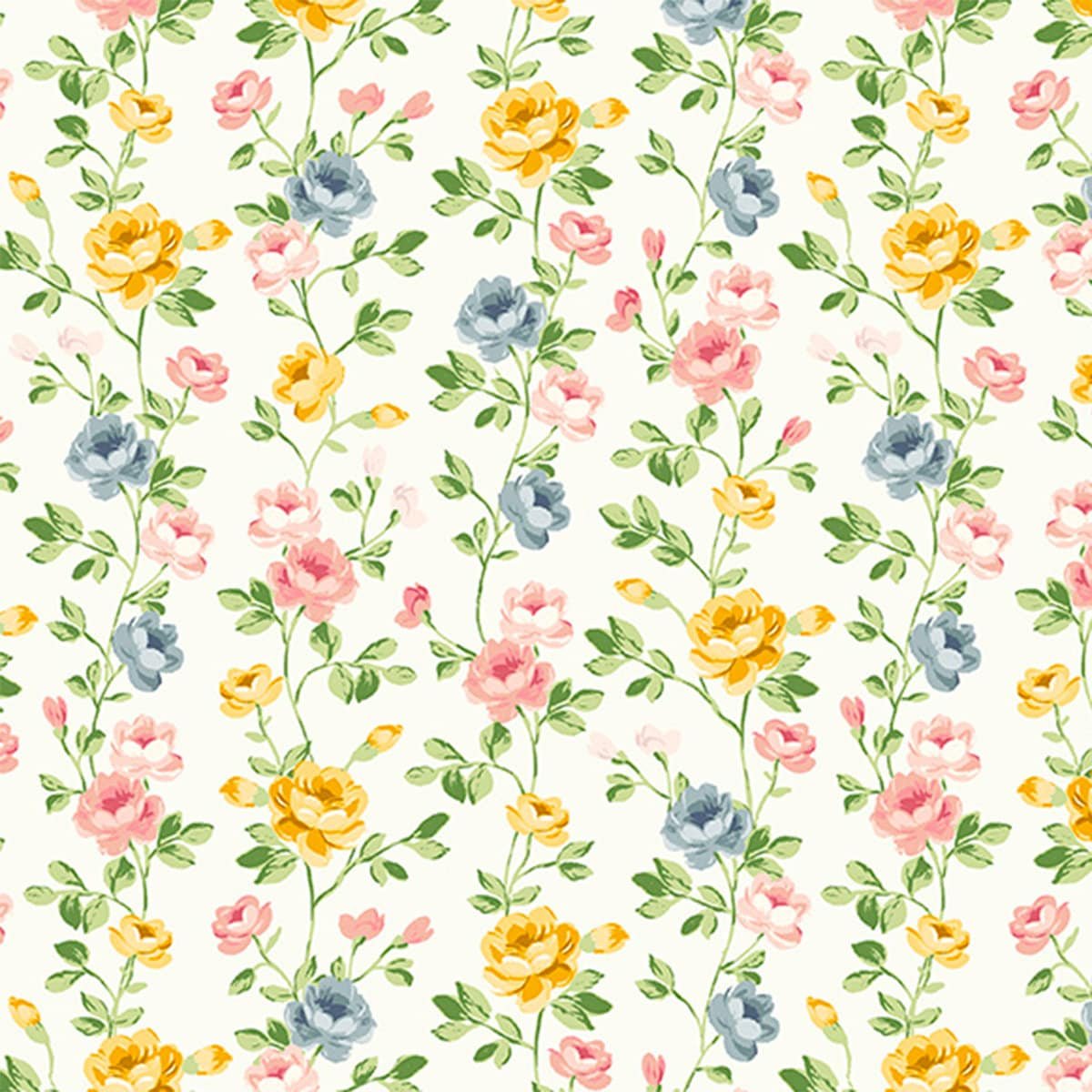 Laurel by Whistler Studios for Windham Fabrics 53834-1 Linen sold by the 1/2 yd.