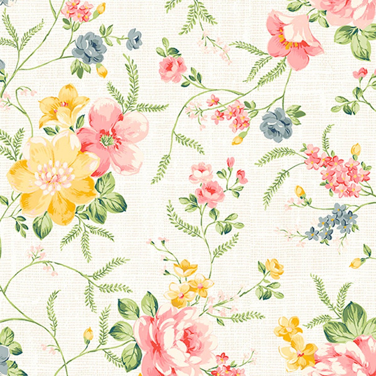 Laurel by Whistler Studios for Windham Fabrics 53832-1 Linen sold by the 1/2 yd.