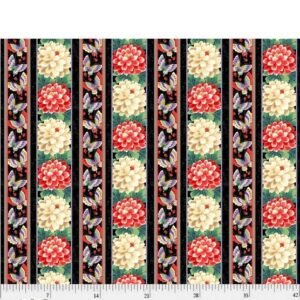 Tsuru Border Stripe by P&B Textiles 5259-K sold by the 1/2 yd.