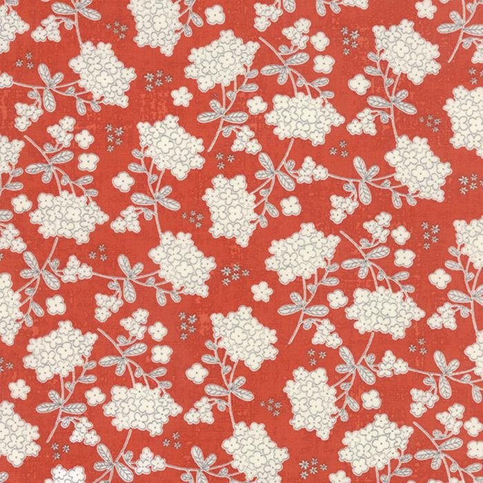 Garden Project by Tim and Beck for Moda Fabrics 39552-14 Strawberry sold by the 1/2 yd.
