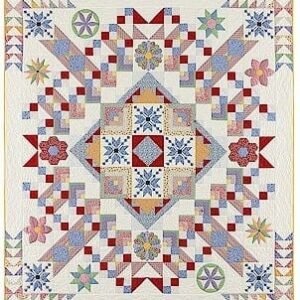Aunt Grace: Simple Sampler Quilt Kit by Marcus Fabrics 64"X71" pattern included