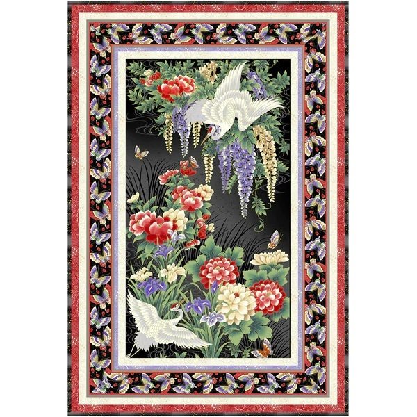Tsuru Butterfly Ouilt Kit by Cyndi Hersey for P& B Textiles