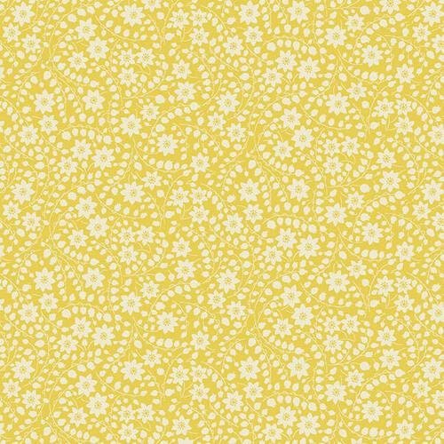 Nana Mae 6 by Henry Glass 366-44 Yellow sold by the 1/2 yd.