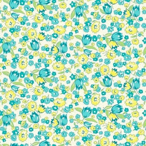 Nana Mae 6 by Henry Glass 361-64 Cream sold by the 1/2 yd.