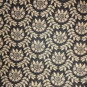 Sturbridge by Kathie Schmitz for Moda 6072-11 Black 28" remnant remnant