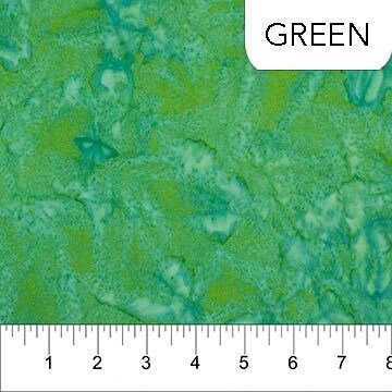 Banyan Shadows by Banyan Batiks for Northcott 81300-73 Green sold by the 1/2 yd.