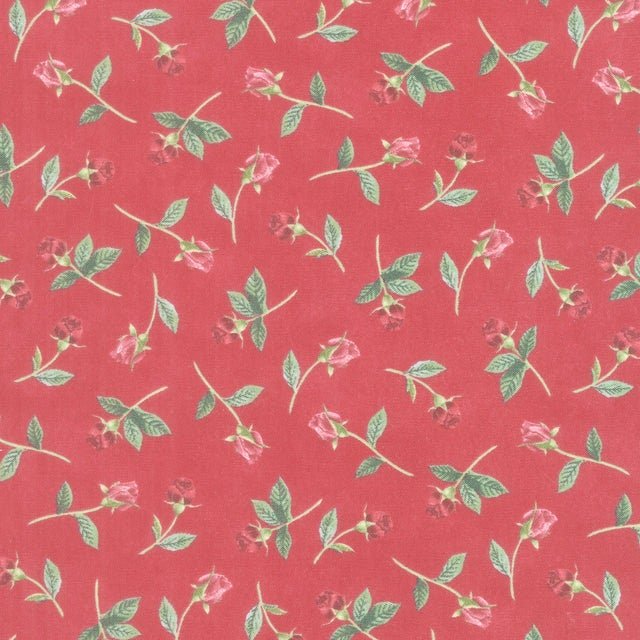 Daydream Garden Bud Toss by Tim Gaffey for Wilmington Prints 50014-337 Burgundy sold by the 1/2 yd.