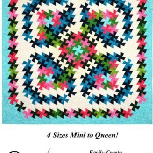 Twister Blooms Quilt Pattern by Marilyn Foreman 4 sizes