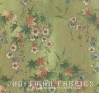 Kotori by Hoffman Fabrics M7412 Green sold by the 1/2 yd.