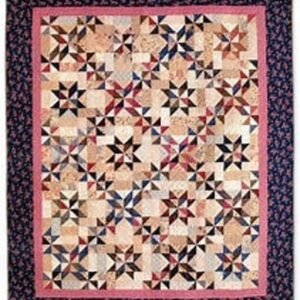 Pinwheel Chain Quilt Pattern by Christina McCourt 64"X76"