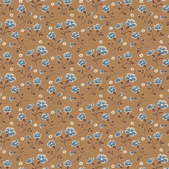 Back In The Day by Hat Creek Quilts for Marcus Fabrics R570504 Blue sold by the 1/2 yd.