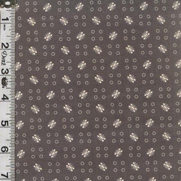 Greige Goods by Sheryl Johnson for Marcus Fabrics 11r310240-Smoke sold by the 1/2 yd.