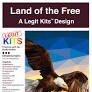 Land Of The Free Paper Pieced Quilt Pattern 60"X80"