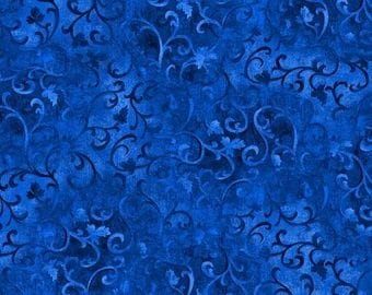 Essentials Scroll by Wilmington Prints 89025-440 one yard 17" remnant