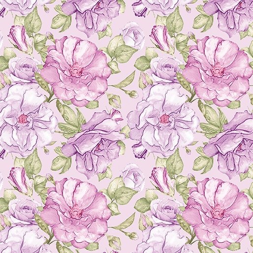 Blossom Lavender (Judy's Bloom Collection) by Eleanor Burns for Benartex 13551-62 sold by the 1/2 yd.
