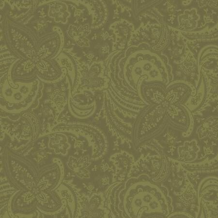 First Blush by laura Berringer for Marcus Fabrics R201659D-Green sold by the 1/2 yd.