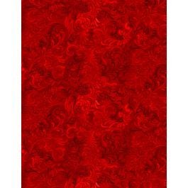 Essentials Embellishment by Danhui Nai for Wilmington Prints 51000-333 Red sold by the 1/2 yd.