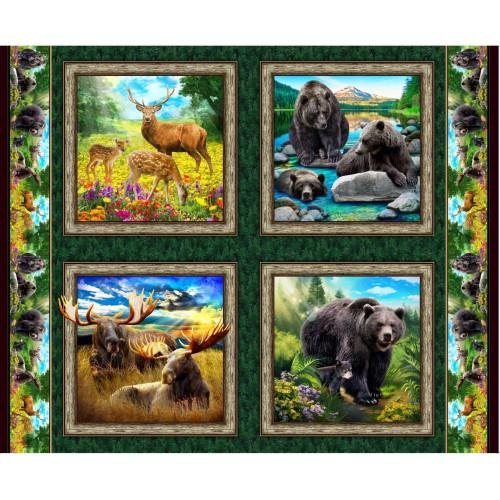 Wilderness Panel by Oasis Fabrics 59-743 36"X44"