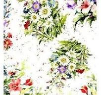 Meadow Bloom by Susan Winget for Wilmington Prints 39671-347 Cream Toss Bouquet sold by the 1/2 yd.
