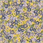 Jolene Flowerbed by Whistler Studios for Windham Fabrics 53879-3 Yellow sold by the 1/2 yd.