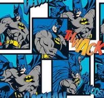 Batman TM/MC by Camelot Fabrics 520211A 1-1/2 yd. remnant