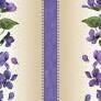 Arabella Border Stripe by Debbie Beaves for Maywood Studios 8430-Violet sold by the 1/2 yd.