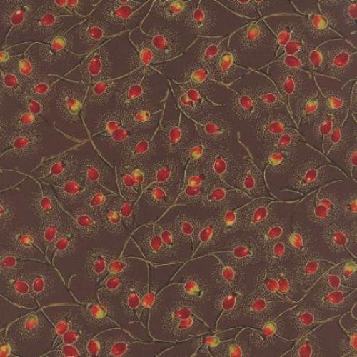 Autumn elegance by Sentimental Studios for Moda Fabrics 33114-11M Cocoa one yard remnant