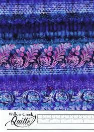 Bloomburst Wishwell Collection for Robert Kaufman 21299-72 Cobalt sold by the 1/2 yd.
