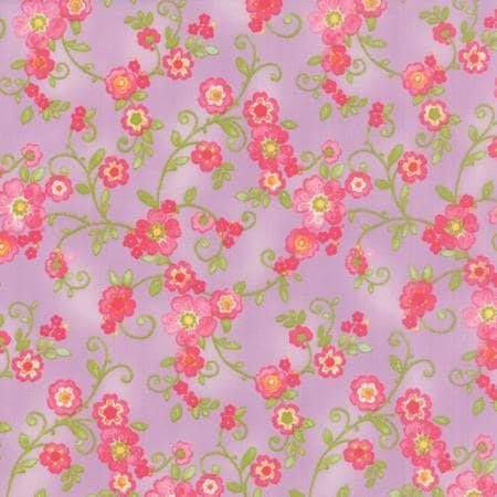 Colette by Chez Moi for Moda Fabrics 33051-13 sold by the 1/2 yrd.