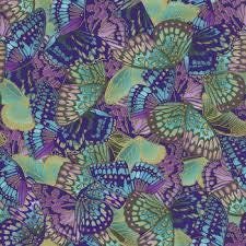 Shizuka by Chong-a Hwang for Timeless Treasures FLEUR CM3173 Multi sold by the 1/2 yd.