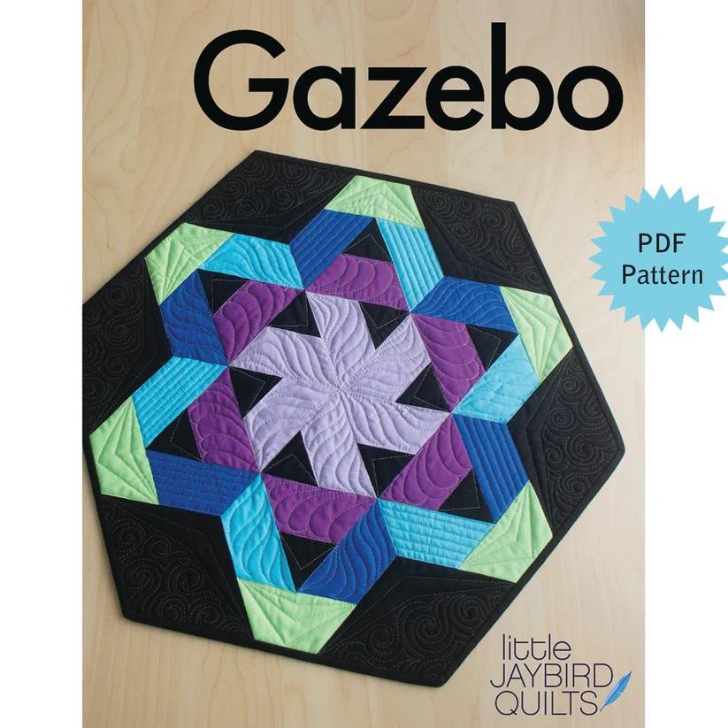 Gazebo Table Topper Quilt Pattern by Jaybird Quilts JBQ 161 20-1/2"X23"