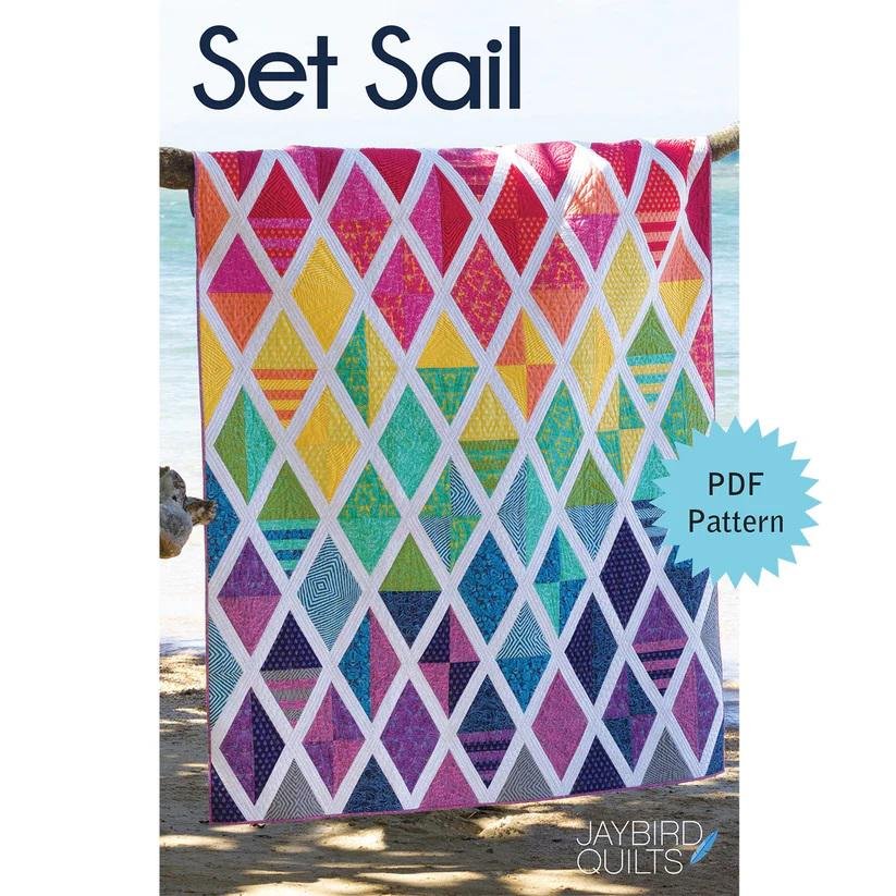 Set Sail Quilt Pattern by Jaybird Quilts Four sizes