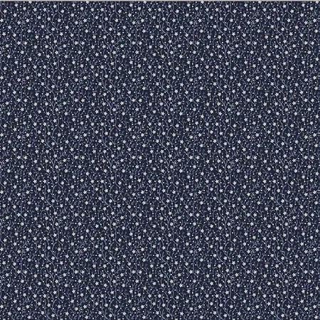 Jasper Blue Growing Vine by Whistler Studios for Windham Fabrics 54372-2 Indigo sold by the 1/2 yd.