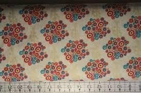 Aureila by The Henley Studio for Makower UK 1393-Qsold by the 1/2 yd.