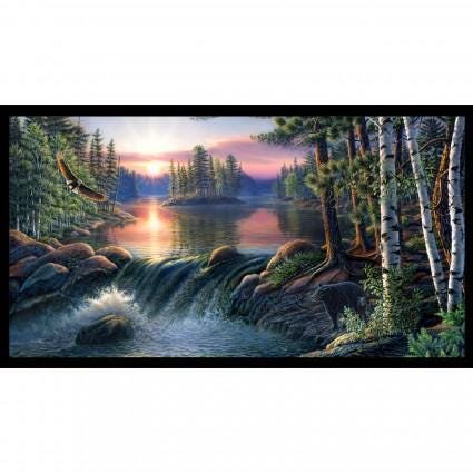 Backcountry Hideaway Panel by Elizabeth's Studio 19001 24"X44"