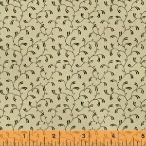 Ashley by Whistler Studios for Windham Fabrics 35315-2 Cream one yard 23" remnant