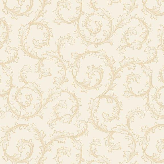 Swirl 108" Wide fabric Designed by Smithsonian Inst. for Marcus Fabrics 360849D Cream sold by 1/2 yd.