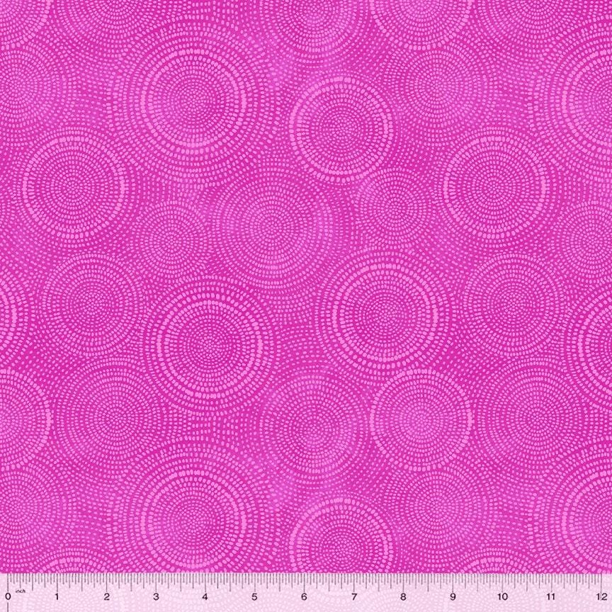Radiance by Whistler Studios for Windham Fabrics 53727-36 Fuschia sold by the 1/2 yd.