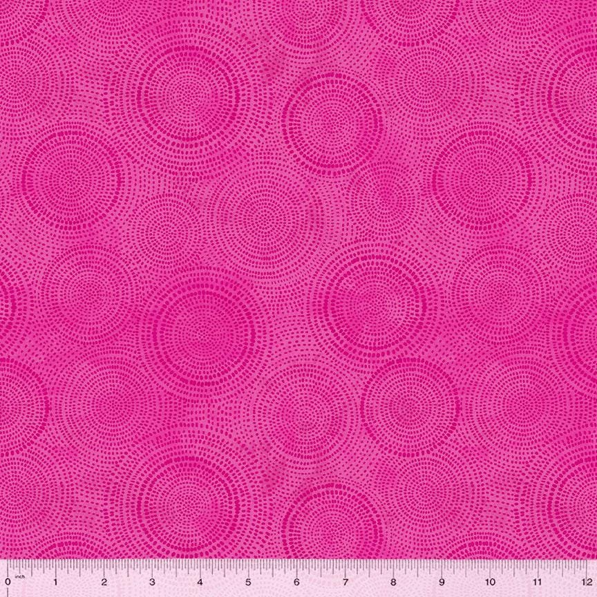 Radiance by Whistler Studios for Windham Fabrics 53727-38 Hot Pink sold by the 1/2 yd.