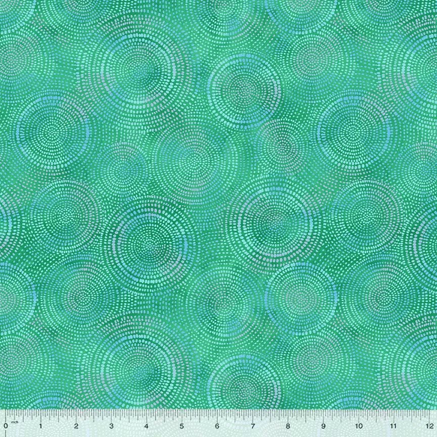Radiance by Whistler Studios for Windham Fabrics 53727-20 Underwater sold by the 1/2 yd.