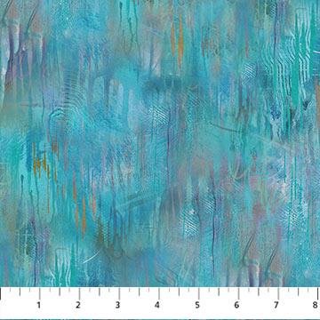 Tranquil Tides Single Colorway by Tim Parker for Northcott DP27617-44 Multi Blue sold by the 1/2 yd.
