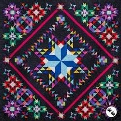 Midnight Reflections BOM Quilt kit by Nancy McNally for Windham Fabrics all blocks included 86"X86"
