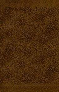 Essentials Filigree by Cynthia Coulter for Wilmington 42324-229 Dk. Chocolate sold by the 1/2 yd.
