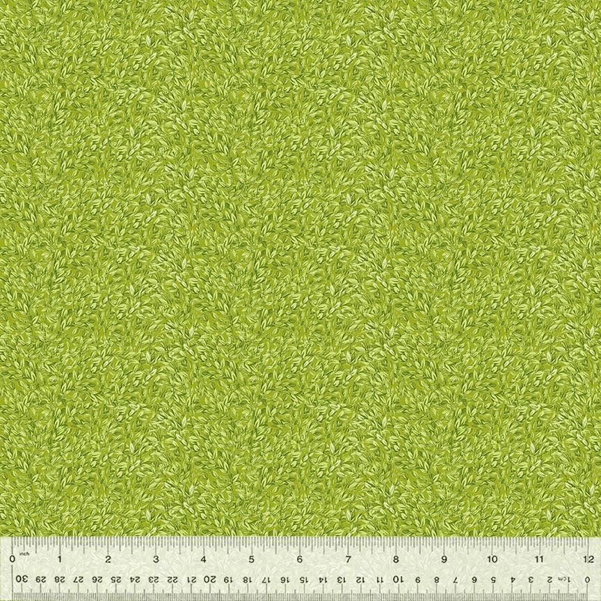Lily Shrubbery by Whistler Studios for Windham Fabrics 54559-11 Leaf sold by the 1/2 yd.