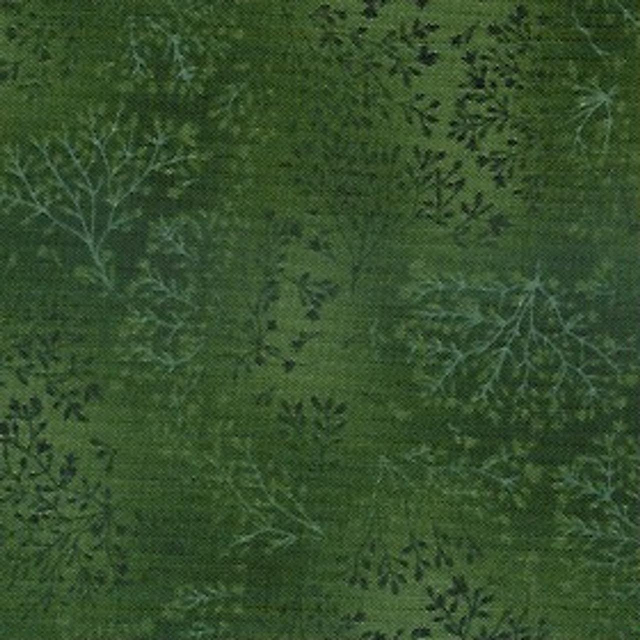 Fusions 7 by Robert Kaufman 5573-48 Jungle Green one yard 5" remnant
