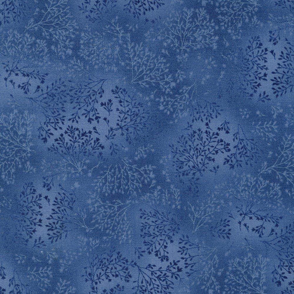 Fusions 7 by Robert Kaufman 5573-62 Indigo sold by the 1/2 yd.