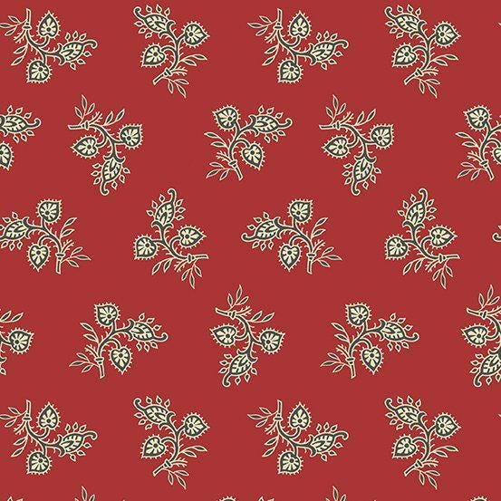 Veranda by Renee Nanneman for Andover A 152-Red sold by the 1/2 yd.