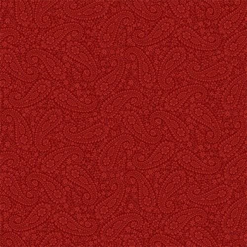 Victory Garden Vintage Paisley by Timeless Treasures CD2113 Burgundy sold by the 1/2 yd.